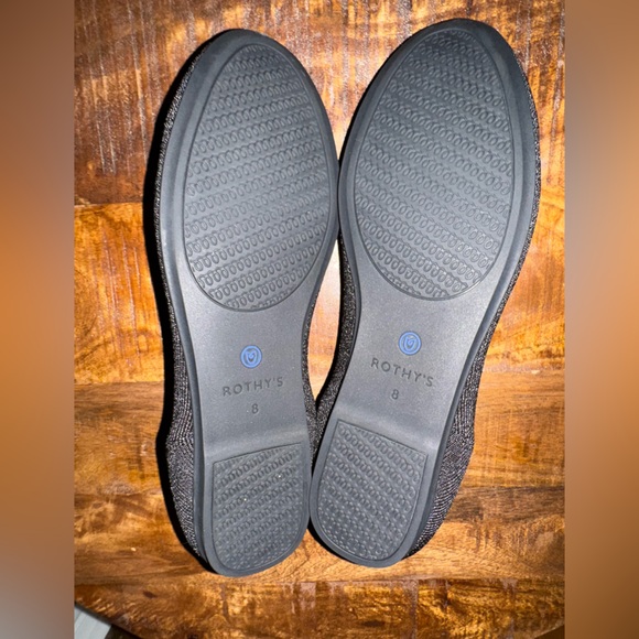 Rothy's Women Shoes Black Loafers Slip on Ballet Flats Size 8 - Picture 5 of 6